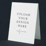 6" x 8" Kunststofftisch Zierzeichen Tischaufsteller<br><div class="desc">Passen Sie Ihr Design in Templett an. Nachdem Sie die Bearbeitung abgeschlossen haben,  laden Sie Ihre Datei im JPG-Format herunter (vergessen Sie nicht,  die Blindoption zu aktivieren). Laden Sie Ihr Design hier hoch,  indem Sie auf den blauen Button "Personalisieren" klicken.</div>