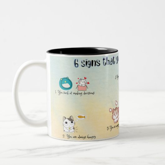 6 Zeichen Sie sind heimlich eine Tasse (Links)