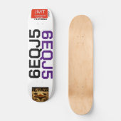 6EQJ5. CODE. JMT 8 1/4" Skateboarddecke Skateboard (Vorderseite)