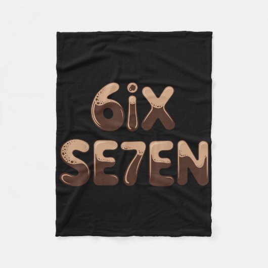 6ix Se7en Lustig 67 Six Seven Meme Kaffee Espresso Fleecedecke (Vorderseite)
