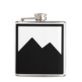 6oz. Glasfaserkabel Flachmann (Vorderseite)