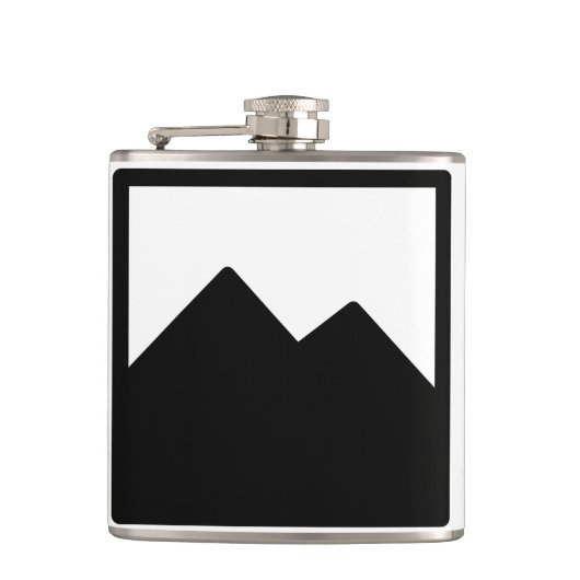 6oz. Glasfaserkabel Flachmann (Vorderseite)