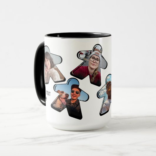 6P Benutzerdefinierte Foto-Mainboard-Game-Gruppe Tasse (Vorderseite Links)