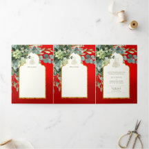 6pg NIKAH WALIMAH Red Gold Greenerity Wedding