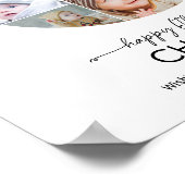 6th Birthday Number 6 Photo Collage Custom Picture Poster (Ecke)