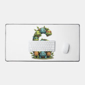 6th Birthday Sea Turtle Tortoise Theme Party 6 Yea Schreibtischunterlage (Tastatur & Maus)