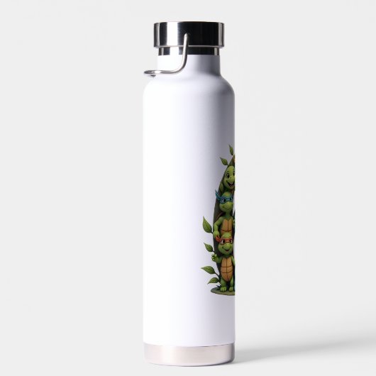 6th Birthday Sea Turtle Tortoise Theme Party 6 Yea Trinkflasche (Rechts)