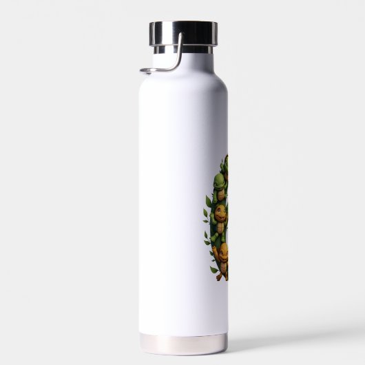 6th Birthday Sea Turtle Tortoise Theme Party 6 Yea Trinkflasche (Rechts)