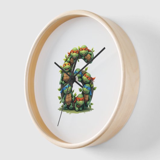 6th Birthday Sea Turtle Tortoise Theme Party 6 Yea Uhr (Winkel)