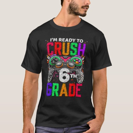 6th Grade Level Unlocked Game On 6th Grade Back To T-Shirt (Vorderseite)
