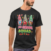 6th Grade Squad Merry Christmas Gnomes Student Swe T-Shirt (Vorderseite)