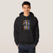 6th Sixth Grade Staff Colorful Crayons Hoodie (Vorne ganz)