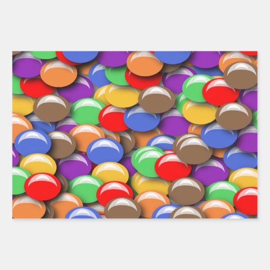 6th Wedding Anniversary Candy Geschenkpapier Set (Vorderseite 3)