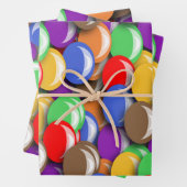 6th Wedding Anniversary Candy Geschenkpapier Set (Beispiel)
