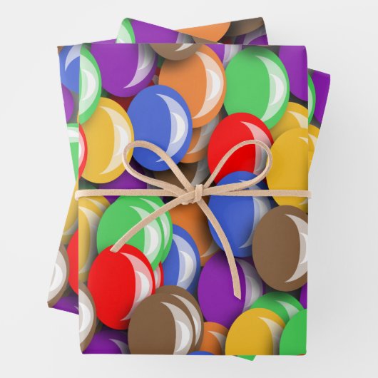 6th Wedding Anniversary Candy Geschenkpapier Set (Beispiel)