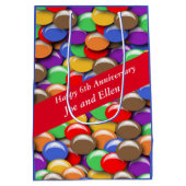 6th Wedding Anniversary Candy, Mittlere Geschenktüte (Rückseite)