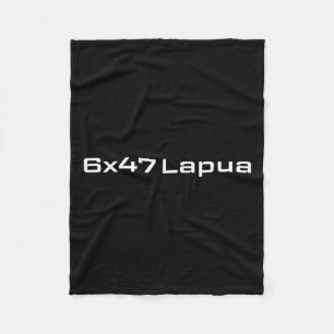 6x47 Lapua Ammo - Jägerliebhaber Fleecedecke