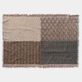 6'x4' Schokoladenmocha Decke (Vorderseite)