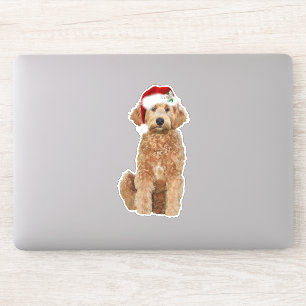 6x6 Custom-Cut Weihnachtssticker für goldene Dood Aufkleber