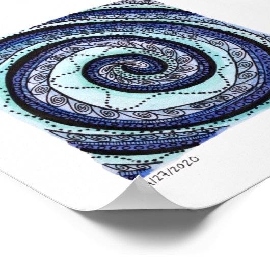 6x6 Druck - 4-27-2020 Poster (Ecke)