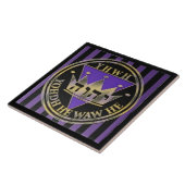 6x6 göttliche Streifen Keramik Fliese (Seite)