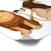 6x6 Lieben drucken Poster (Ecke)