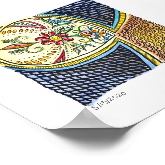 6x6 Print - 5-13-2020 Poster (Ecke)