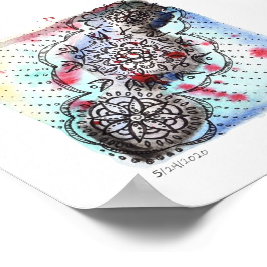 6x6 Print - 5-24-2020 Poster (Ecke)