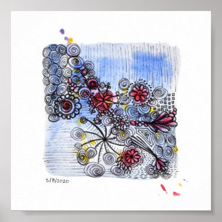 6x6 Print - 5-8-2020 Poster