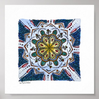 6x6 Print - 6-3-2020 Poster