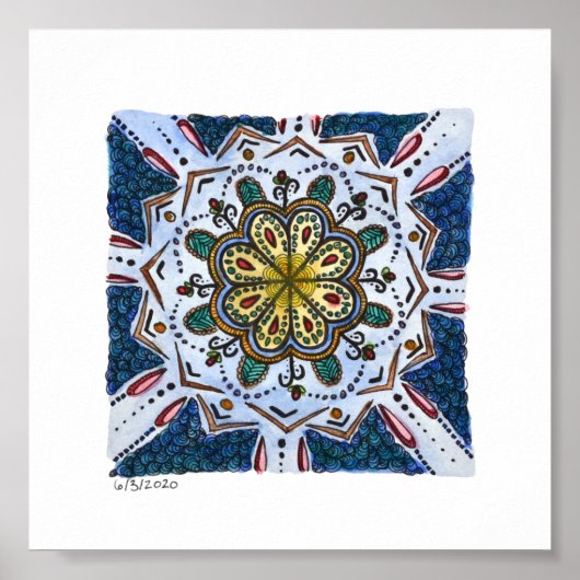 6x6 Print - 6-3-2020 Poster (Vorne)