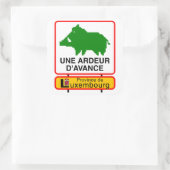 6x STICKER - EIN EIFER IM VORAUS (Tasche)