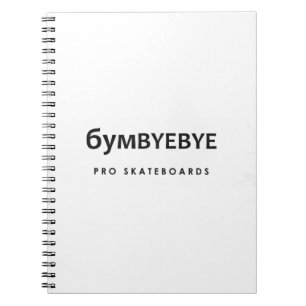 6YMBYEBYE Pro Skateboards Notizblock