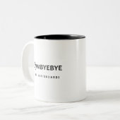 6YMBYEBYE Pro Skateboards Zweifarbige Tasse (Vorderseite Links)