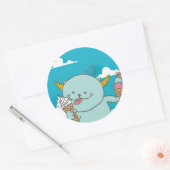 7月モンスターシール。 RUNDER AUFKLEBER (Umschlag)