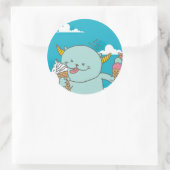 7月モンスターシール。 RUNDER AUFKLEBER (Tasche)