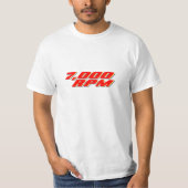 7000 U/min T-Shirt (Vorderseite)