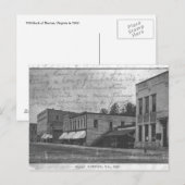 700 Block von Norton, Virginia im Jahr 1907. Postkarte (Vorne/Hinten)