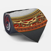 [700] Japanische Kalligraphie - Bushido Krawatte (Gerollt)
