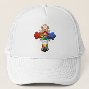 [700] Rosy Cross (Rose Croix) Truckerkappe