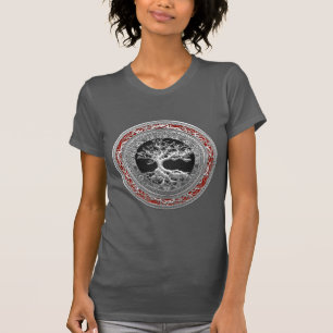 [700] Schatztruhe: Keltischer Baum des Lebens [Sil T-Shirt