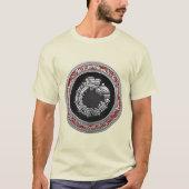 [700] Serpent God Quetzalcoatl [Silver] T-Shirt (Vorderseite)