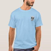 [700] Silver Human Skull T-Shirt (Vorderseite)