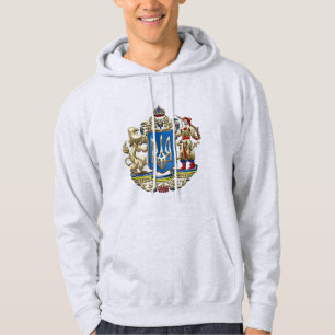[700] Ukraine: Vorgeschlagenes größeres Wappen Hoodie
