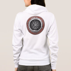 [700] Vegvisir - Viking Silver Magic Runic Compass Hoodie