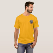 [700] Vegvisir - Viking Silver Magic Runic Compass T-Shirt (Vorne ganz)