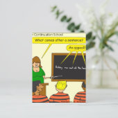 703 kommt nach einem Cartoon Postkarte (Stehend Vorderseite)