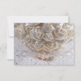 7060-Bridal Bouquet mit Hochzeitsrennen Einladung