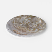 7060-Wedding Bouquet mit Hochzeitsrennen Pappteller (Schrägansicht)