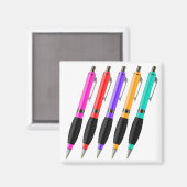 7065Farbige Stifte Magnet (Vorderseite/Rückseite)